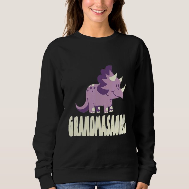 Camiseta Grandmasaurus Rex Avó Saurus Dinossauro (Frente)