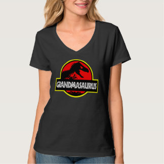 Camiseta Grandmasaurus Rex Dinossauro Avó Saurus Mãe de Mãe