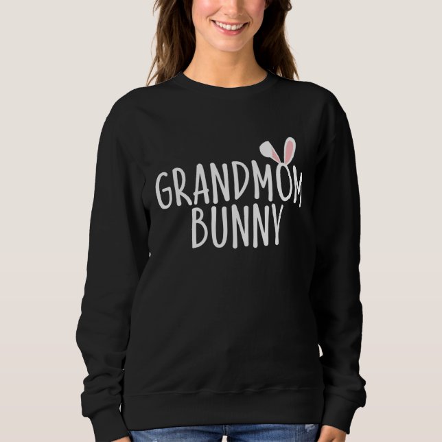 Camiseta Grandmom Bunny Family Rabbit  Matching Couple East (Frente)