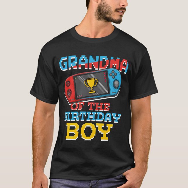 Camiseta Grandmom Of Gamer Video Game Lover Gamer retro fun (Frente)