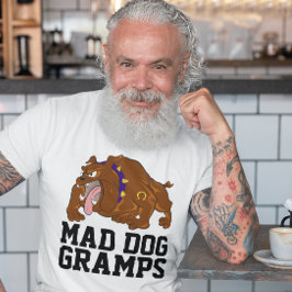 CAMISETA GRANDPA FUNNY MAD DOG GRAMPS T SHIRT