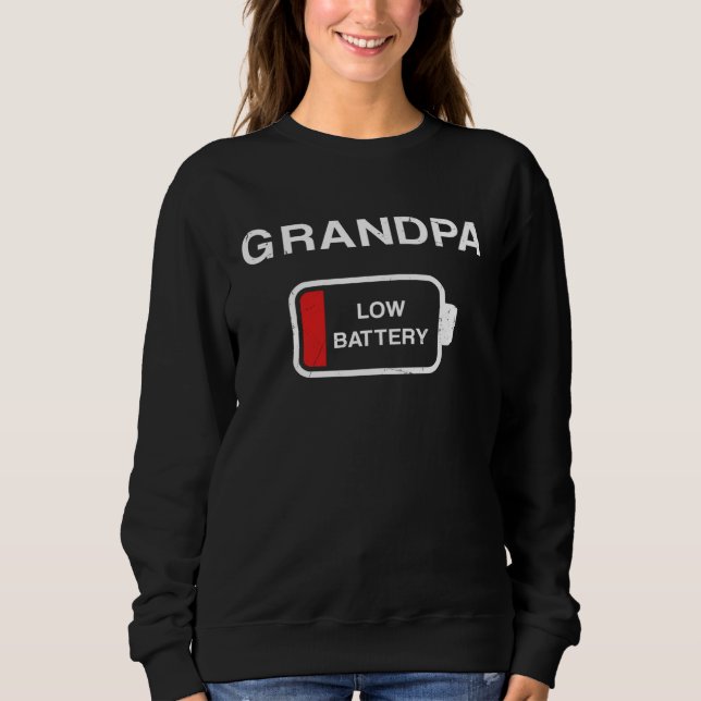 Camiseta Grandpa low battery   Dad Daddy  for men (Frente)