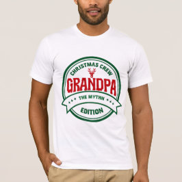Camiseta Grandpa’s Christmas Crew | Matching Family Shirt