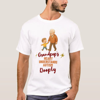 Camiseta Grandpa's Heart Understands Autism