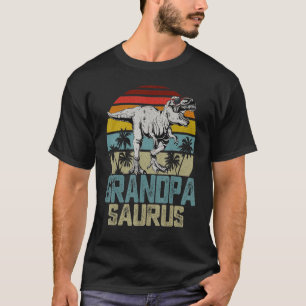 Camiseta Grandpasauro Rex Dinossaur Avô Família Saurus M