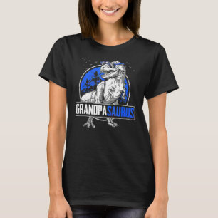 Camiseta Grandpasauro Rex Dinossaur Avô Família Saurus M