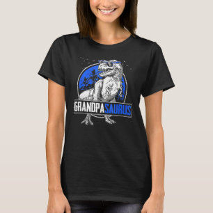 Camiseta Grandpasauro Rex Dinossaur Avô Família Saurus M
