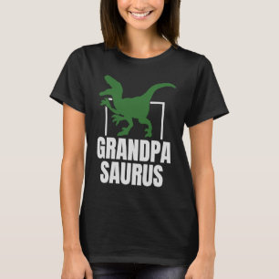 Camiseta Grandpasauro Rex Dinossauro Avô Saurus