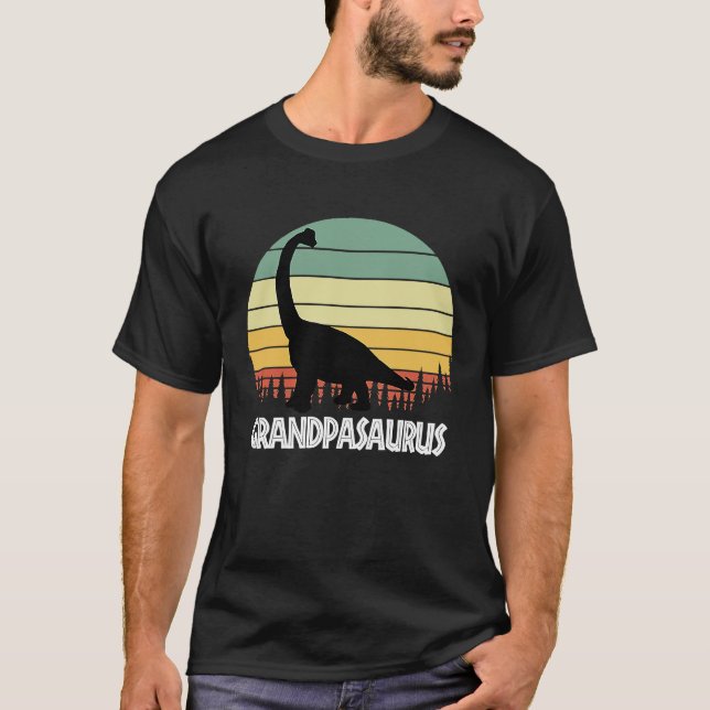 CAMISETA GRANDPASAURUS GRANDPA SAURUS GRANDPA DINOSAUR (Frente)