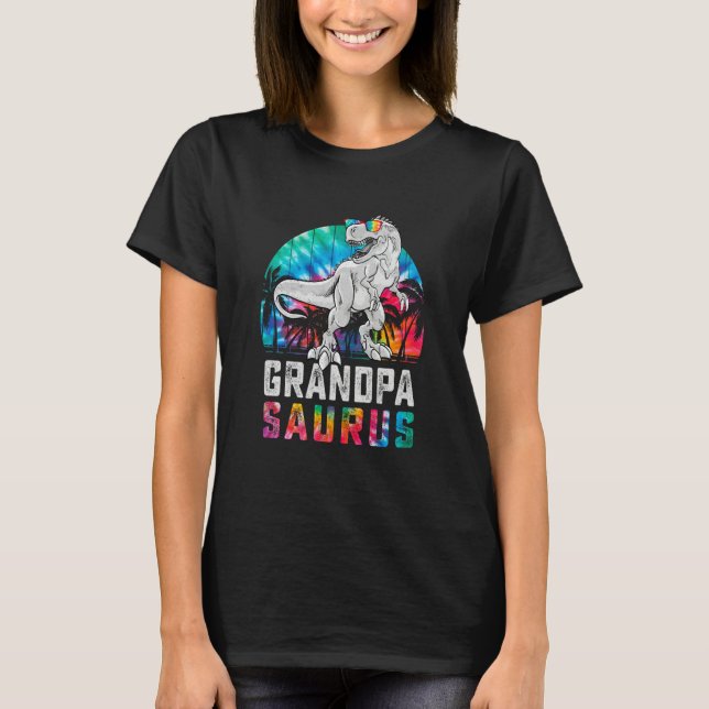 Camiseta Grandpasaurus Rex Dinosaur Grandpa Saurus Family M (Frente)