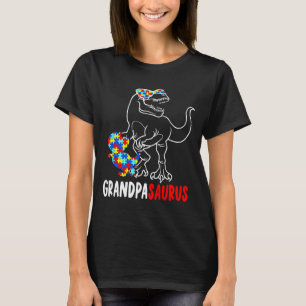 Camiseta Grandpasaurus T Rex Dinossauro Conscientização do