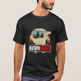 Camiseta Grandpasaurus Tee T Rex Surus Dinossaur Men Pai Da