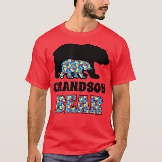 Camiseta Grandson Bear Autism Awareness 