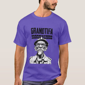 Camiseta Grandtifa Avôs Contra o Fascismo engraçado