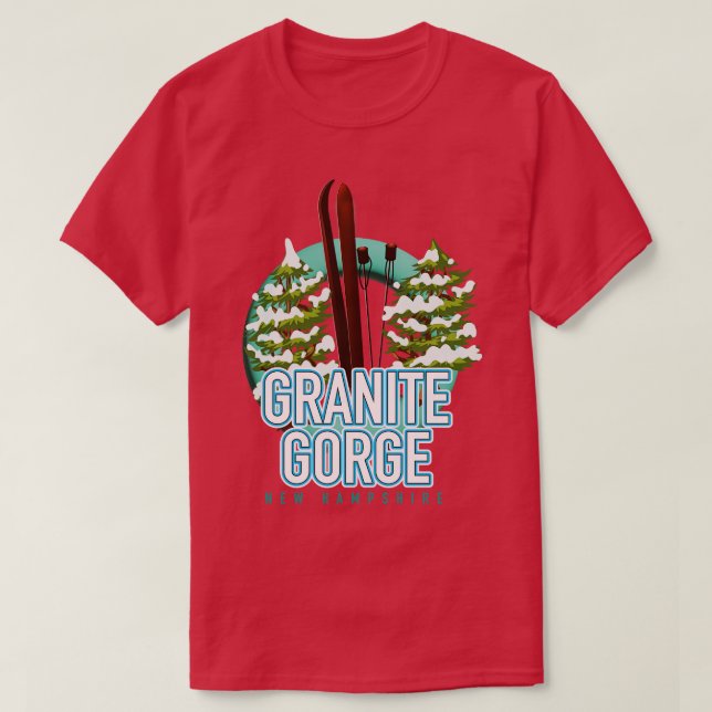 Camiseta Granite Gorge new hampshire esqui (Frente do Design)