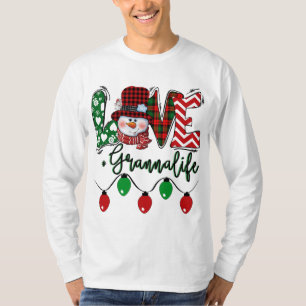 Camiseta Granna Snowman Adora Granna Life Christmas Plain
