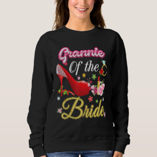 Camiseta Grannie Of The Bride Happy Wedding Flower Pink Sho