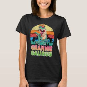 Camiseta Granniesaurus Rex Dinosaur Grannie Saurus Família