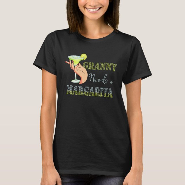 Camiseta Granny Needs a Margarita Mother s Day Cocktail (Frente)