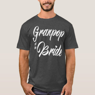 Camiseta Granpop Da Noiva Festa de casamento Engraçada Noiv