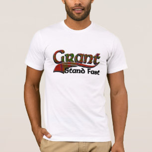 Camiseta Grant Tartan Stand Fast Black