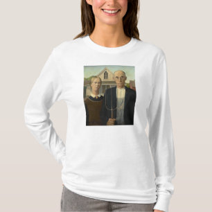 Camiseta Grant Wood - Americano Gótico