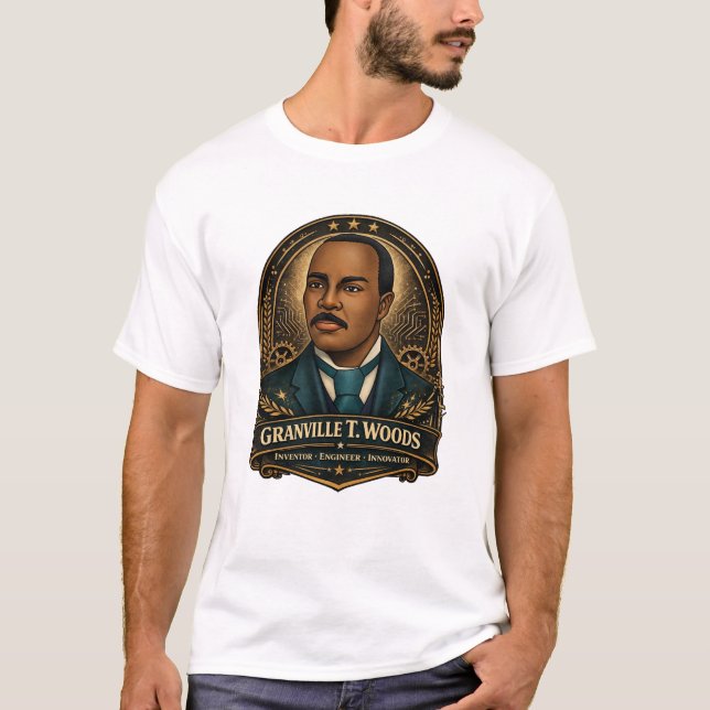 Camiseta Granville T. Woods Inventor Tee (Frente)