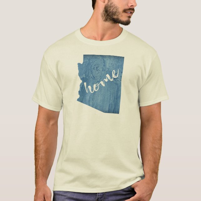 Camiseta Grão de Madeira da Casa do Arizona (Frente)
