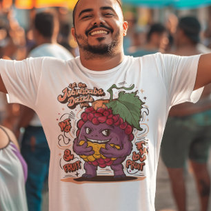 Camiseta Grape Galore: Personagem de desenho animado Com Ja
