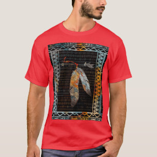 Camiseta Graphi Native Trabalho de arte Native American Dre
