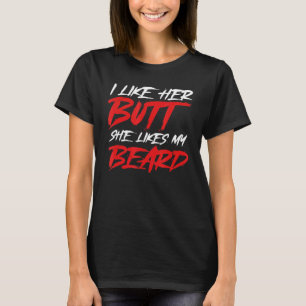 Camiseta Graphic Beard Roupa Eu Gosto Do Bumbum Ela Gosta D