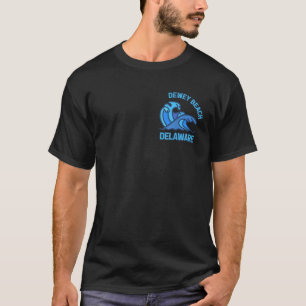 Camiseta Graphic Dewey Beach Delaware Pocket Wave Souvenir