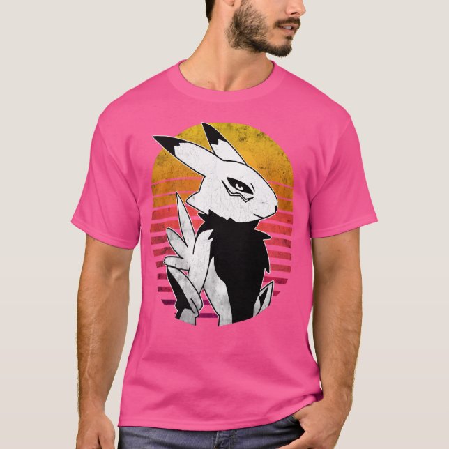 Camiseta Graphic Digital Monsters Anime Characters Renamon (Frente)