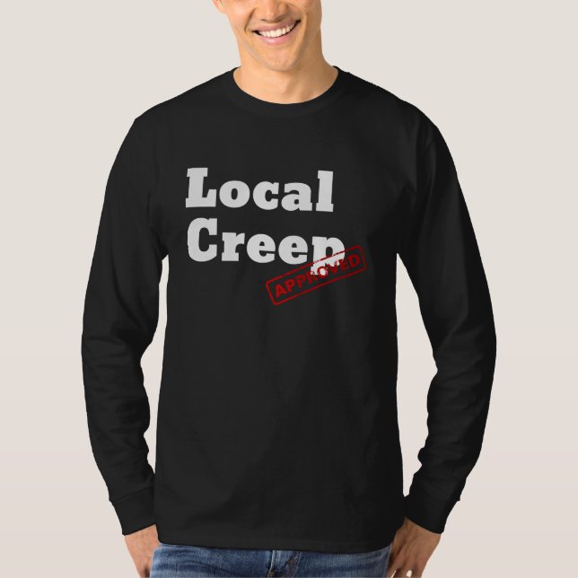 Camiseta Graphic Fun Approved Apparel Approved Local Creep (Frente)