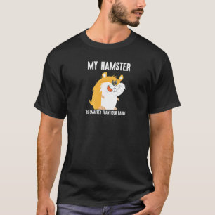 Camiseta Graphic Intelligent My Hamster é Pet mais intelige
