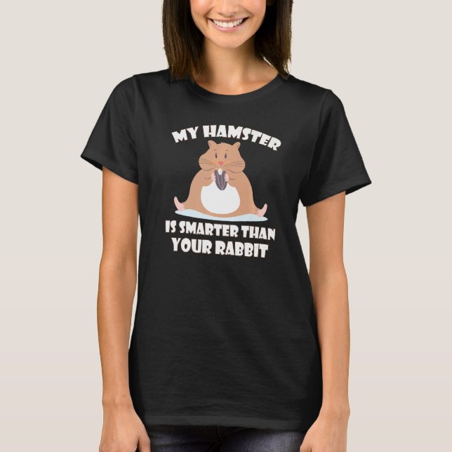 Camiseta Graphic Intelligent My Hamster é um Pe Mais Inteli (Frente)