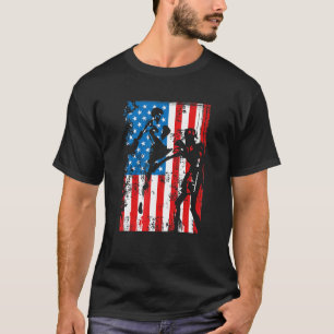 Camiseta Graphic Jiu Jitsu Roupa Legal Bandeira dos EUA Jiu