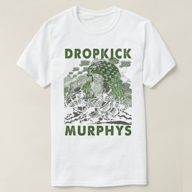 Camiseta Graphic skull picture punk music band   (Frente do Design)