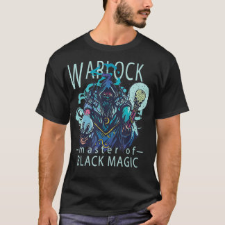 Camiseta Graphic Warlock Sorcerer Black Magic Spellcaster T