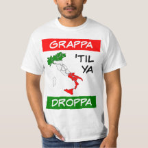 Grappa Til Ya Droppa Tricolore Itália Mapa de Sina