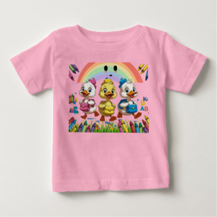 Camiseta "Grasnando no jardim de infância!" – Design de Pat
