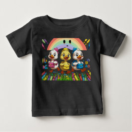 Camiseta "Grasnando no Jardim de Infância!" – Patinho Fofo