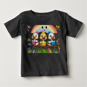 Camiseta "Grasnando no Jardim de Infância!" – Patinho Fofo 