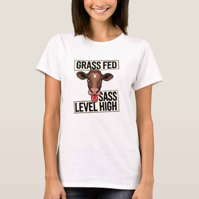 Camiseta Grass Fed Sass Nível Alto (Frente)