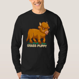 Camiseta Grass Puppy - Alternativo Animal Name Scottish Hig