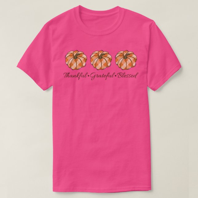 Camiseta Grata Agradeço E Abençoada A Queda Da Turquia (Frente do Design)