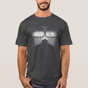 Camiseta Grático da Placa Peitoral do Robocop