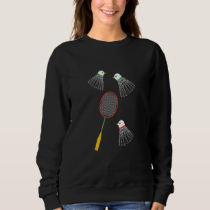 Camiseta Grático de Badminton Jogador de Badminton Peteca E