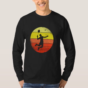 Camiseta Grático de Badminton Jogador de Badminton Peteca E