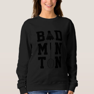 Camiseta Grático de Badminton Jogador de Badminton Peteca E